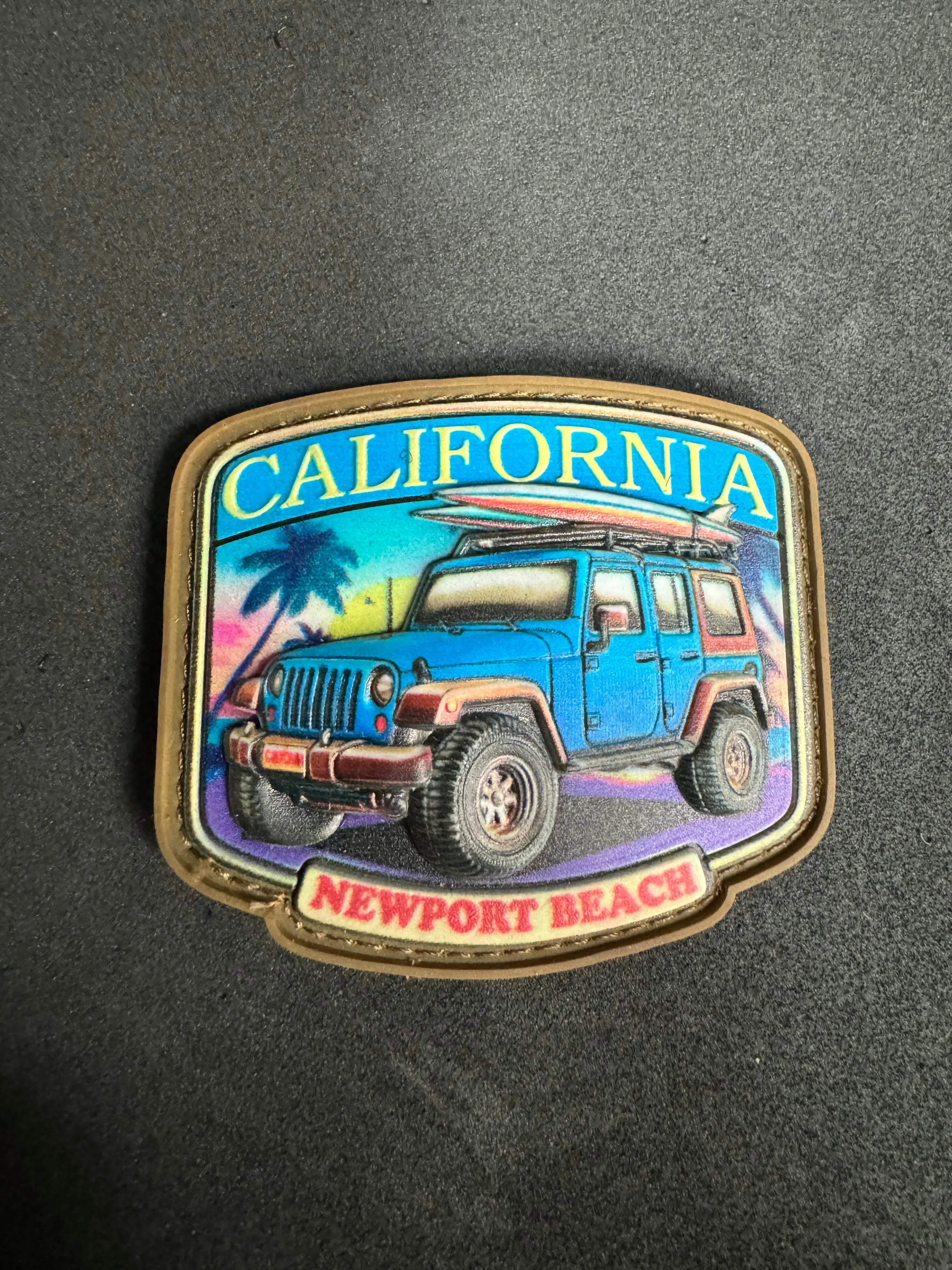 California Jeep PVC Morale Patch