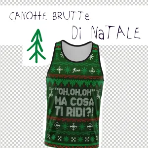Canotta Natale Brutta - Oh Oh Oh