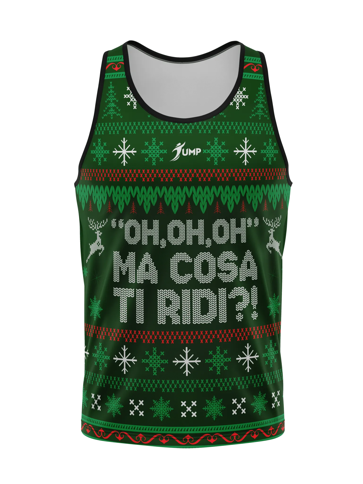 Canotta Natale Brutta - Oh Oh Oh