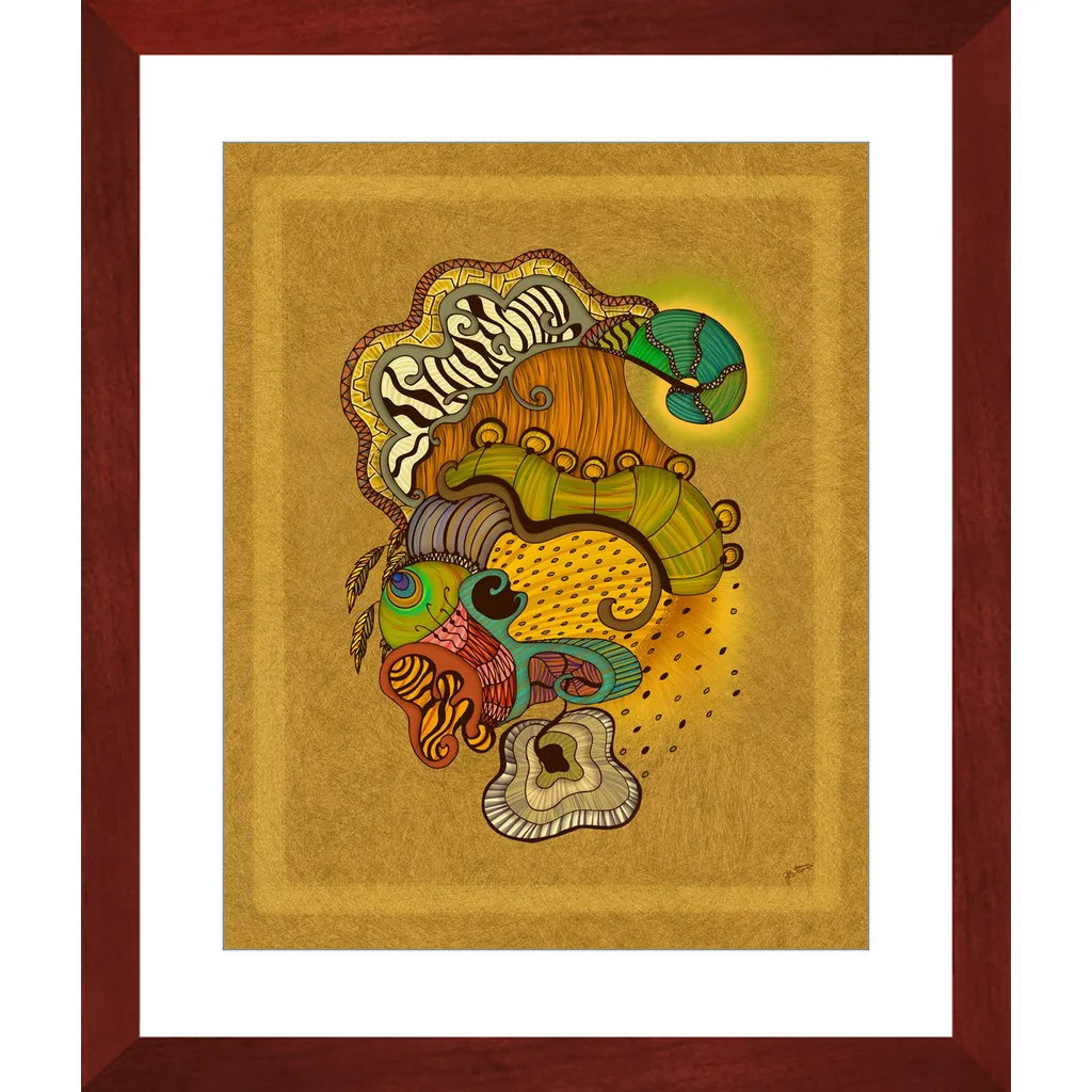 Caravan Framed Art Print