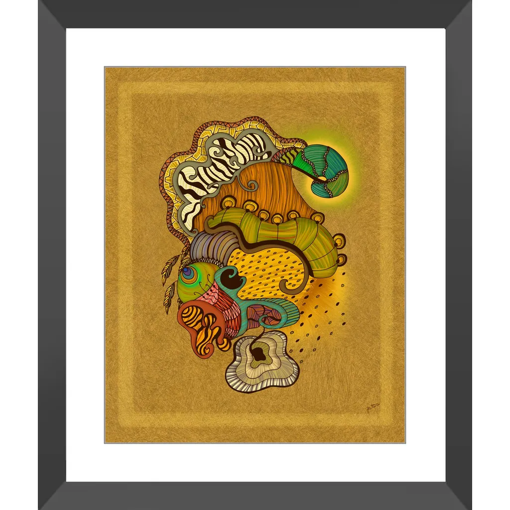 Caravan Framed Art Print