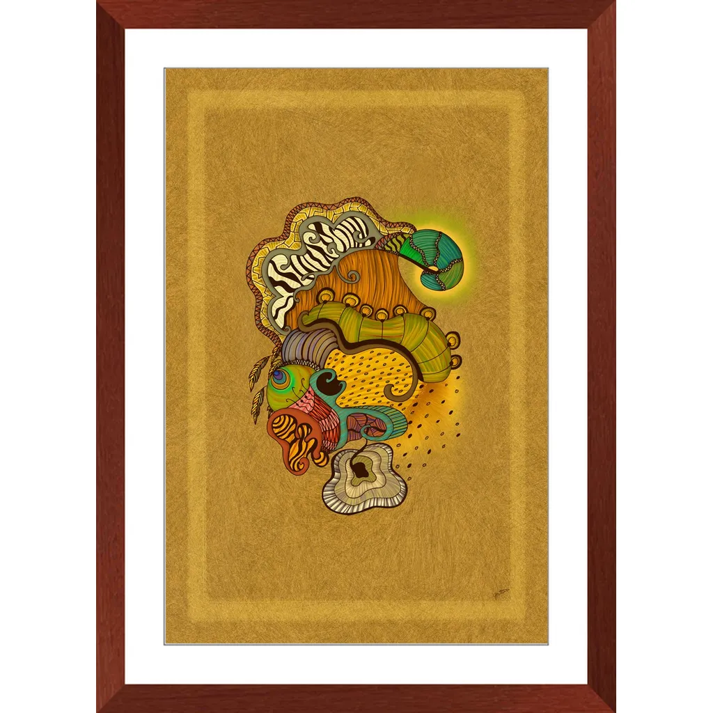 Caravan Framed Art Print