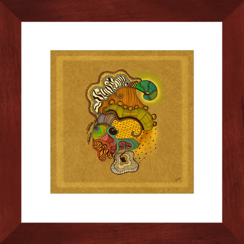Caravan Framed Art Print