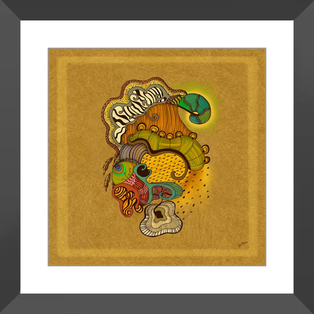 Caravan Framed Art Print
