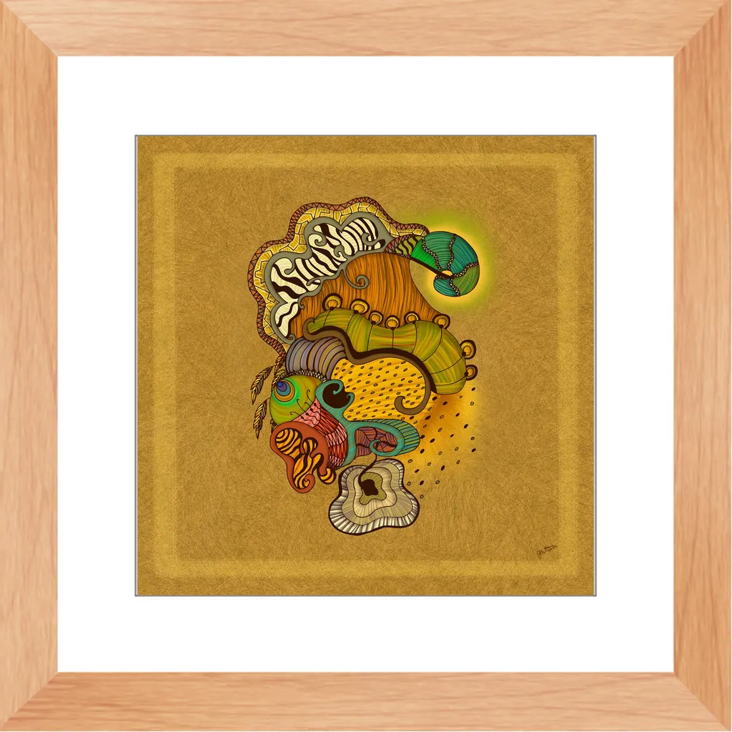 Caravan Framed Art Print