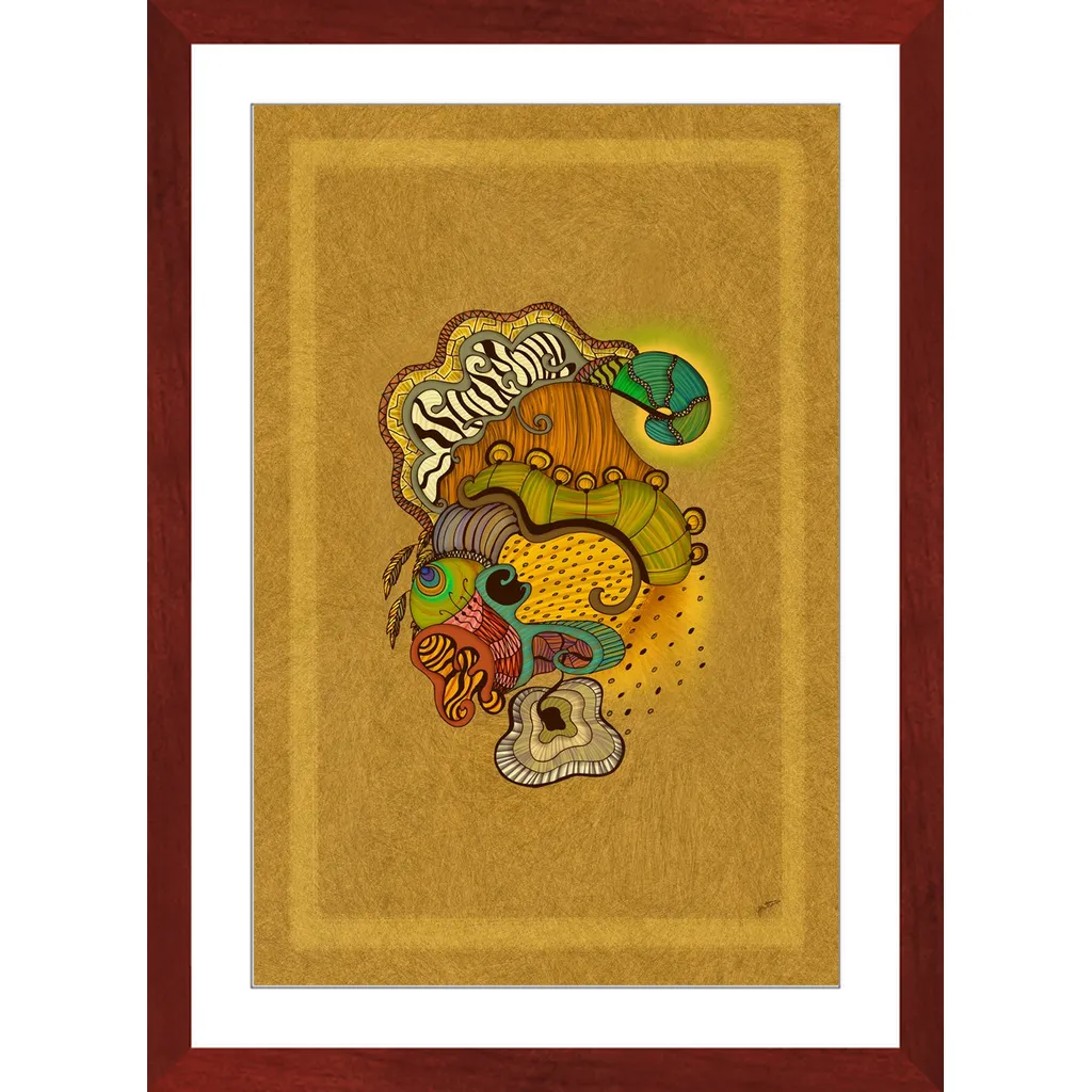 Caravan Framed Art Print