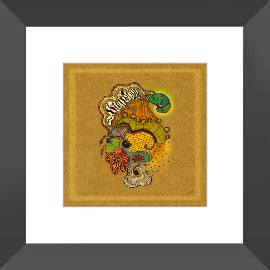 Caravan Framed Art Print