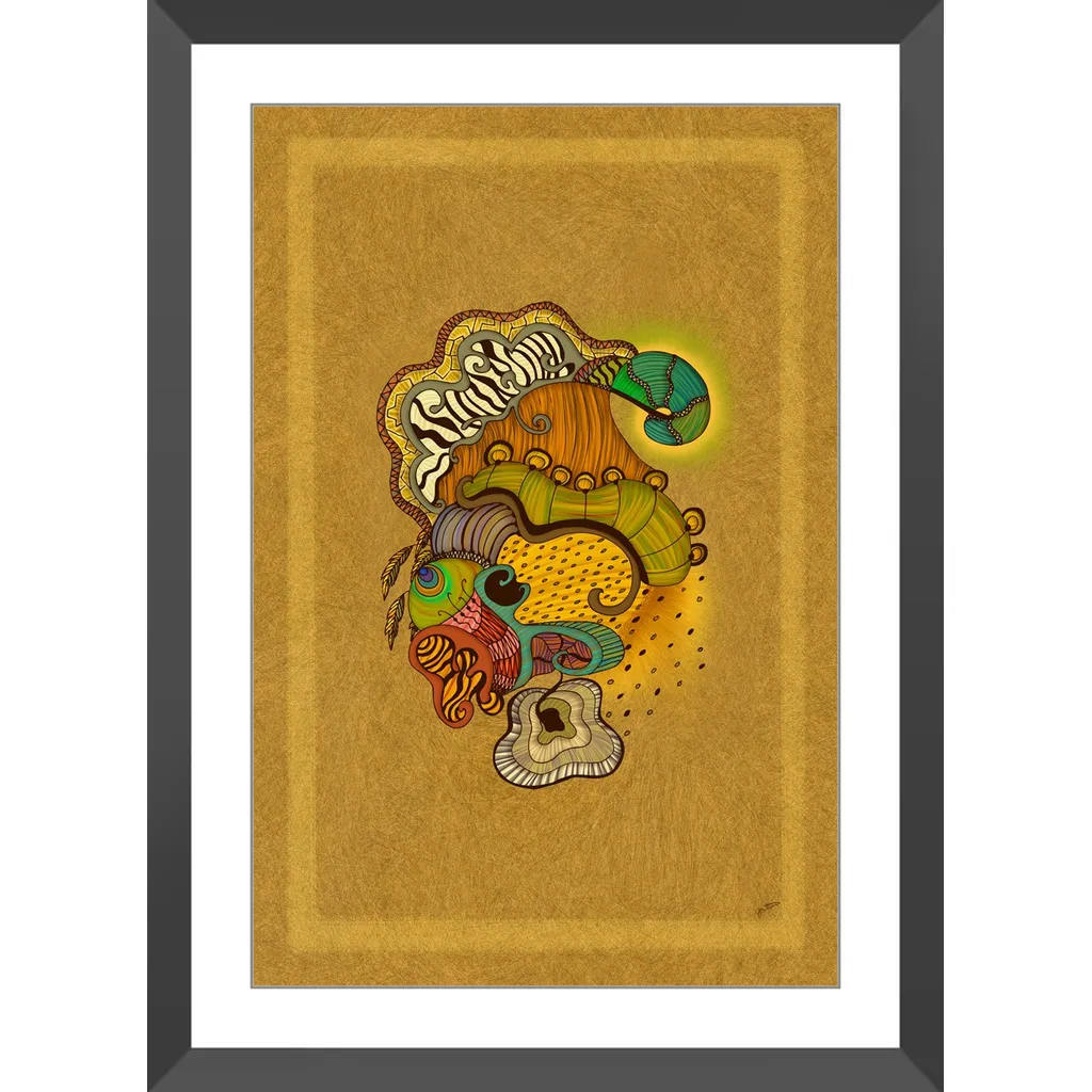 Caravan Framed Art Print