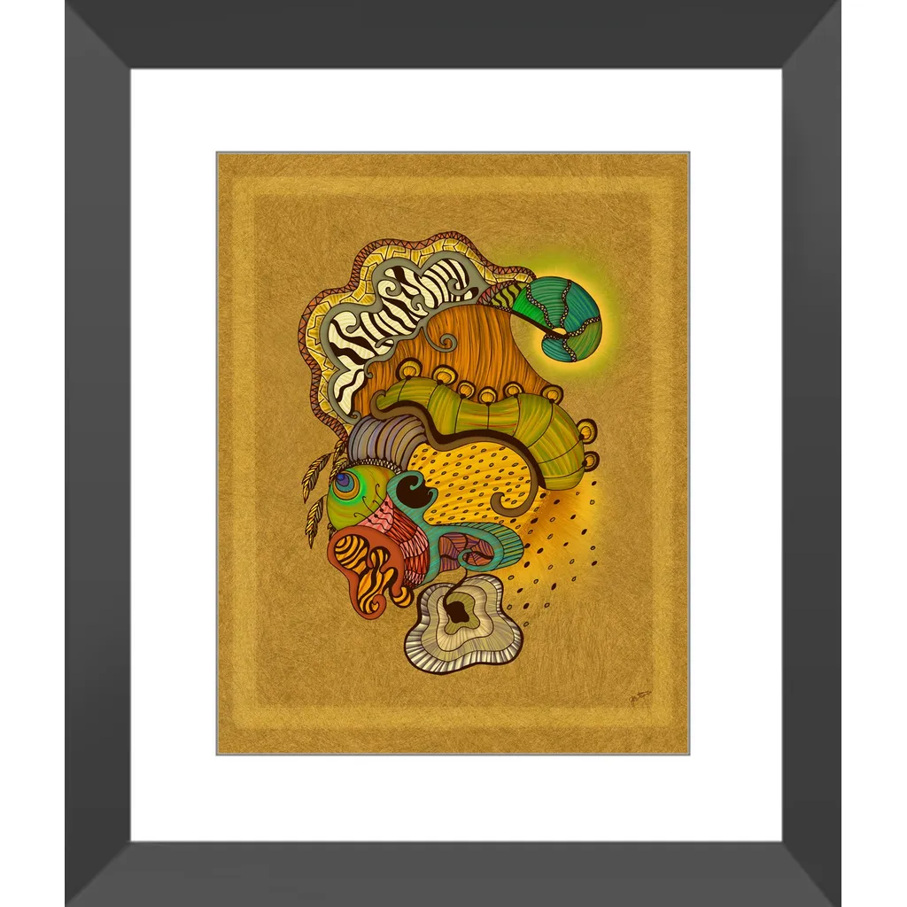 Caravan Framed Art Print