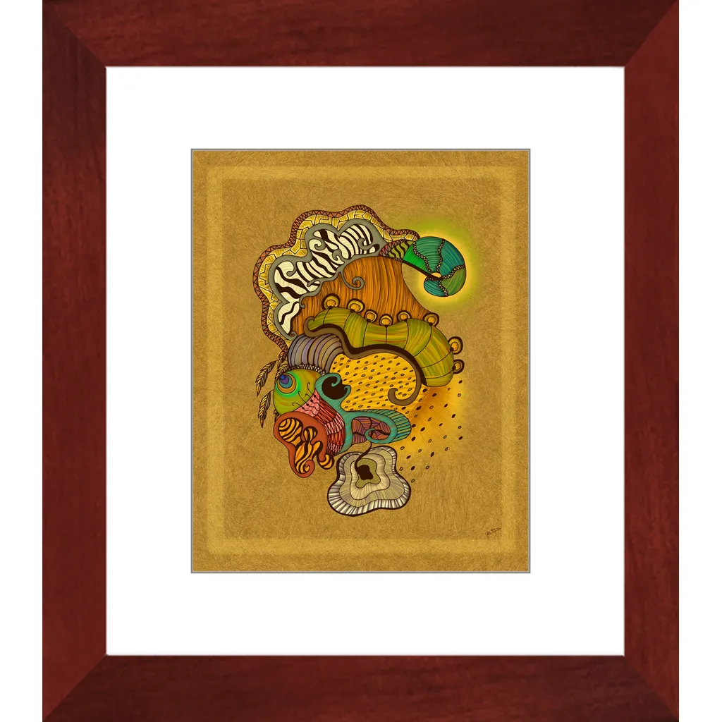 Caravan Framed Art Print