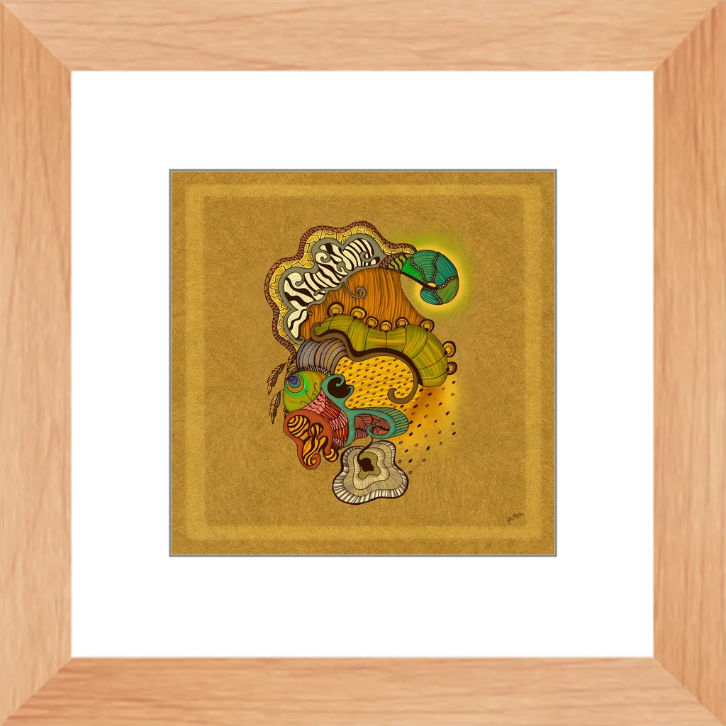 Caravan Framed Art Print