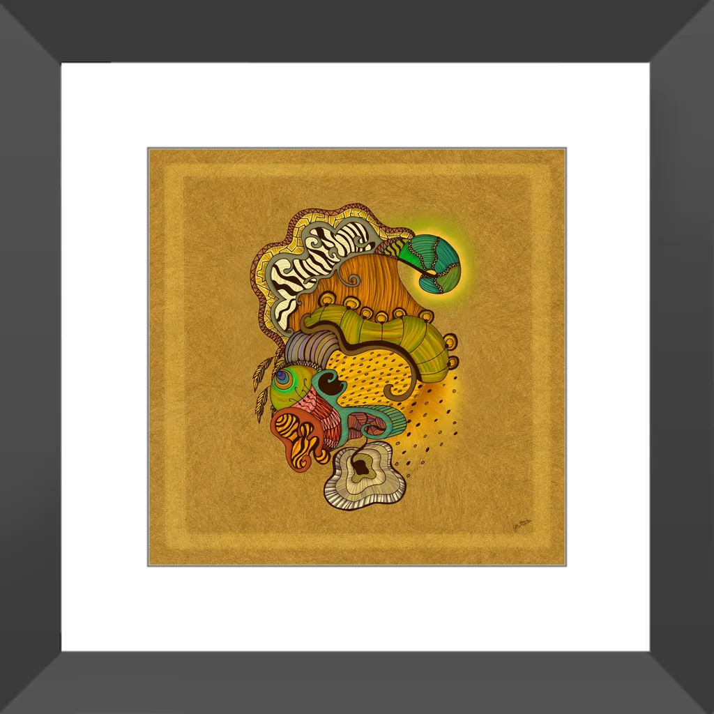 Caravan Framed Art Print