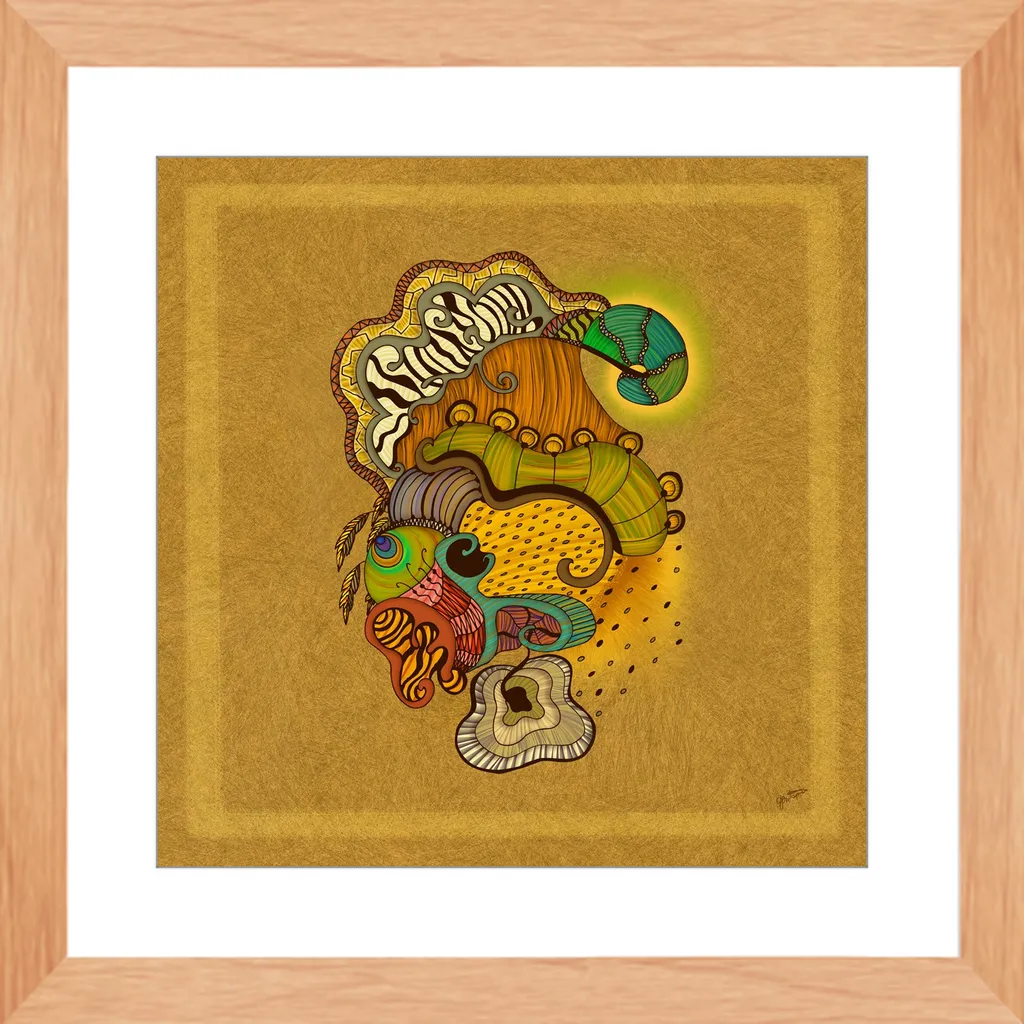 Caravan Framed Art Print