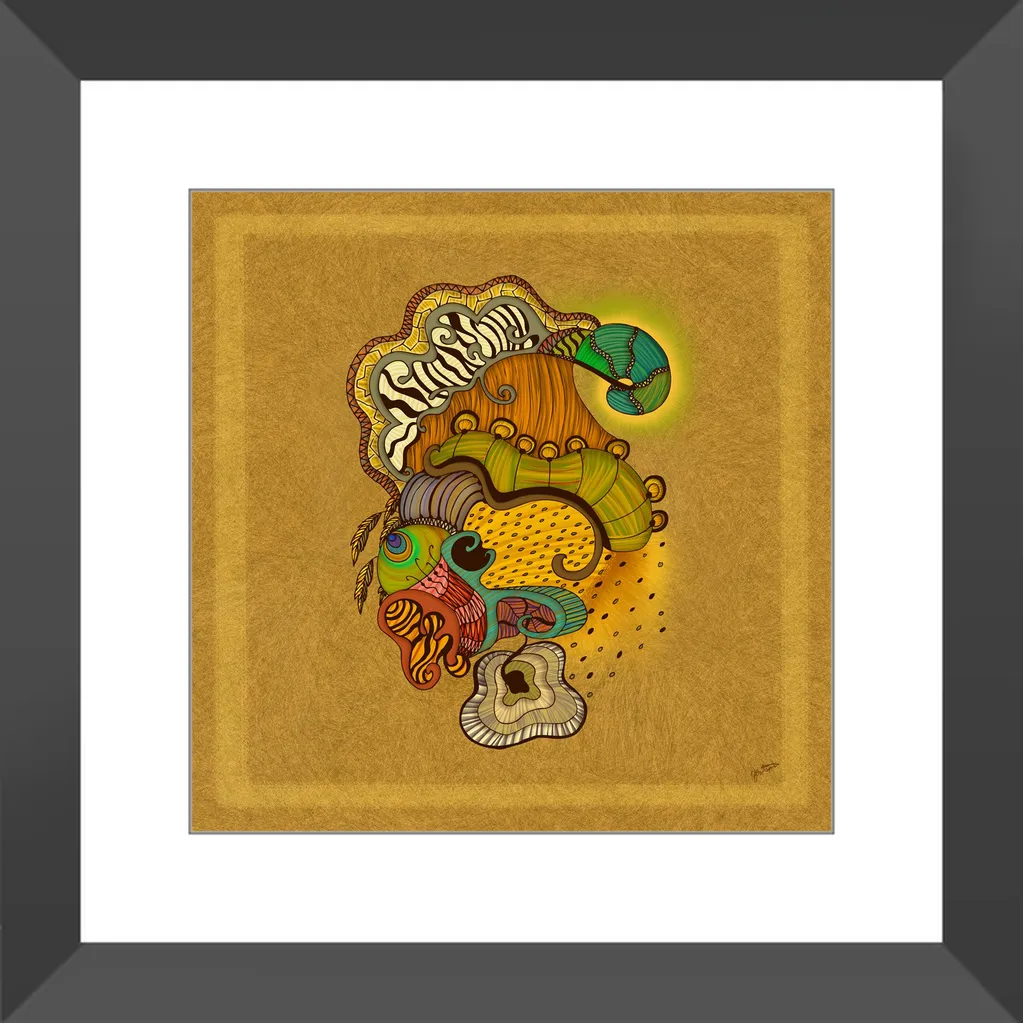 Caravan Framed Art Print
