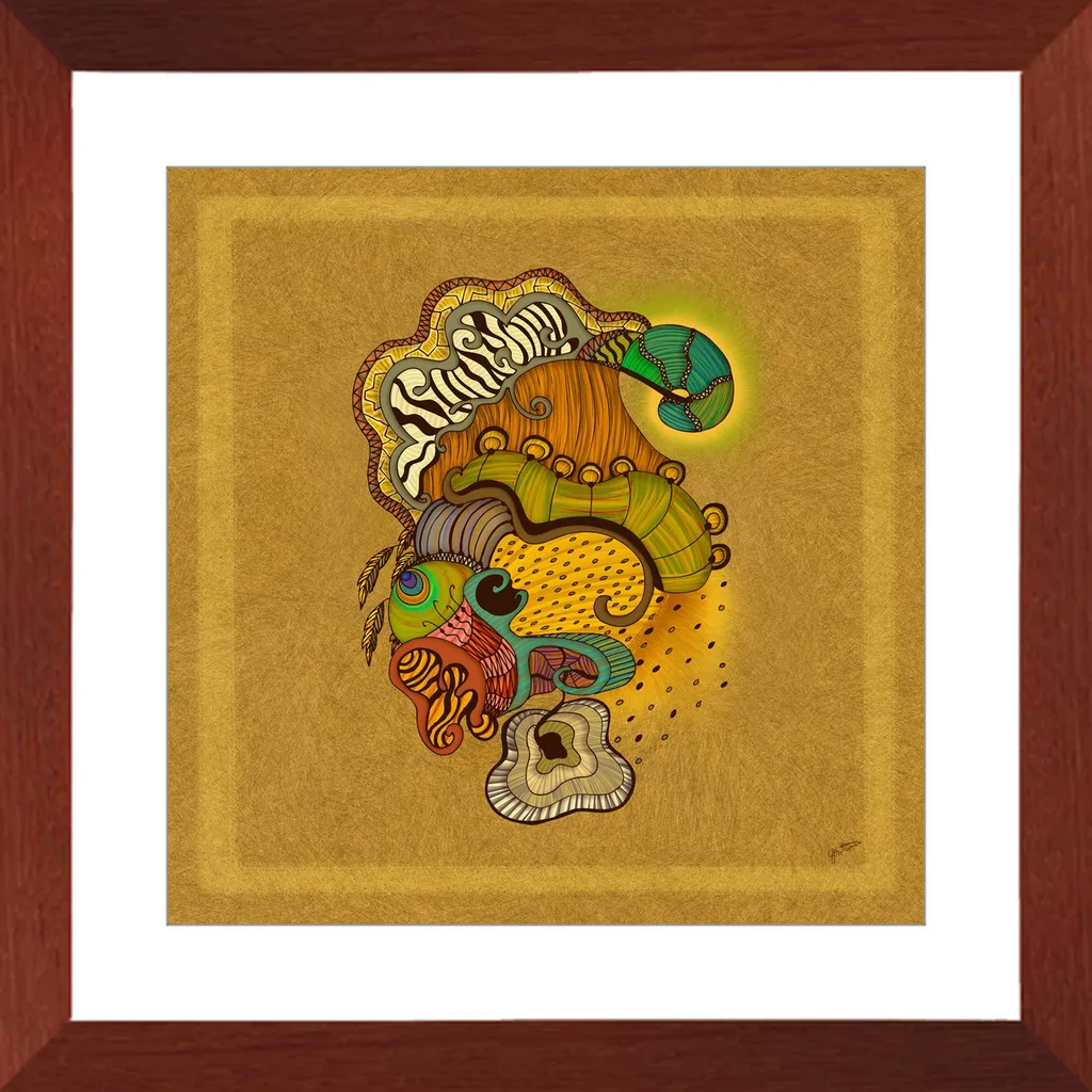 Caravan Framed Art Print