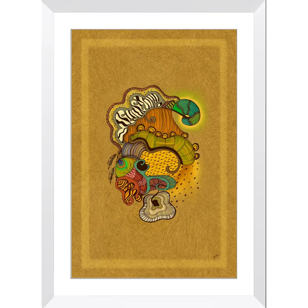 Caravan Framed Art Print