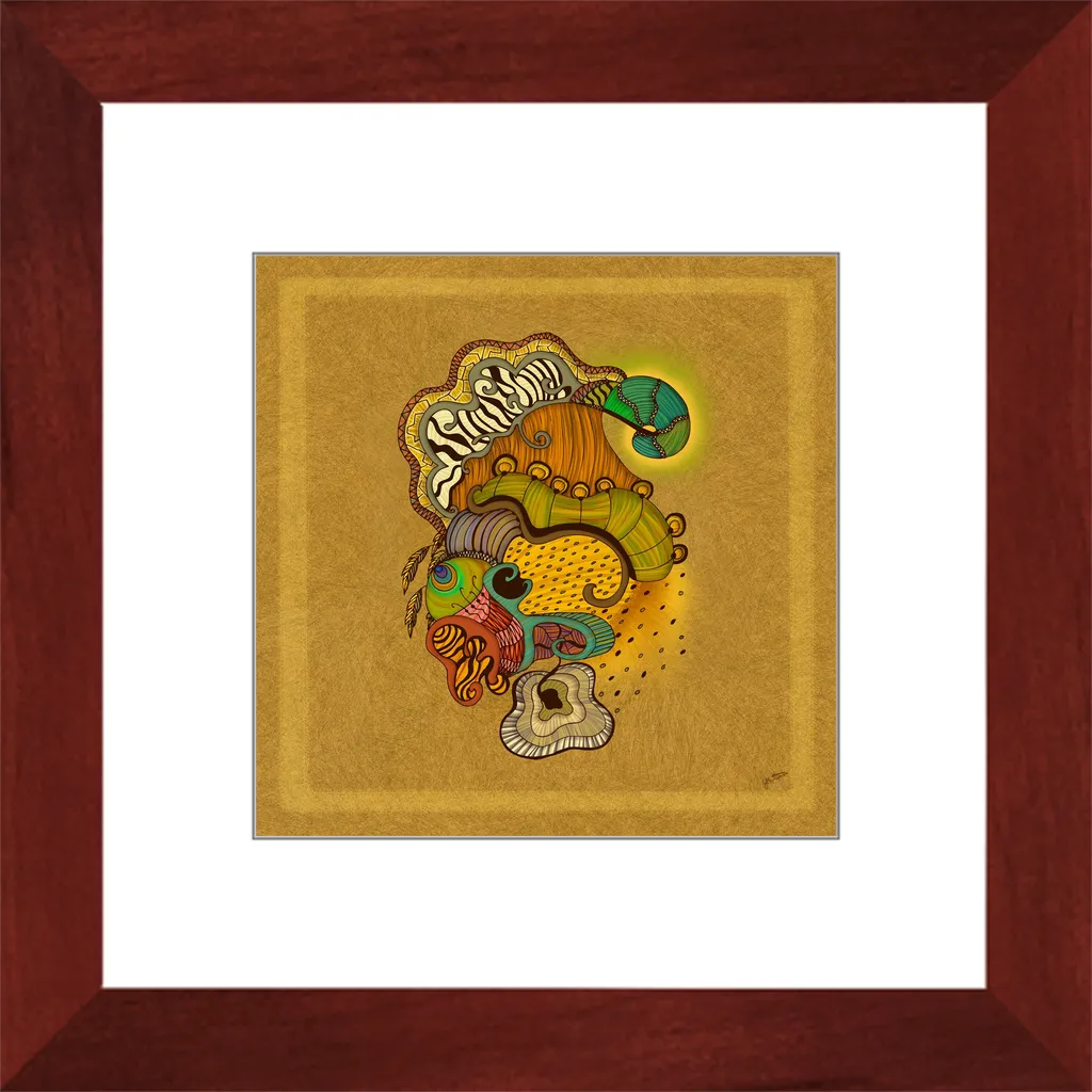 Caravan Framed Art Print