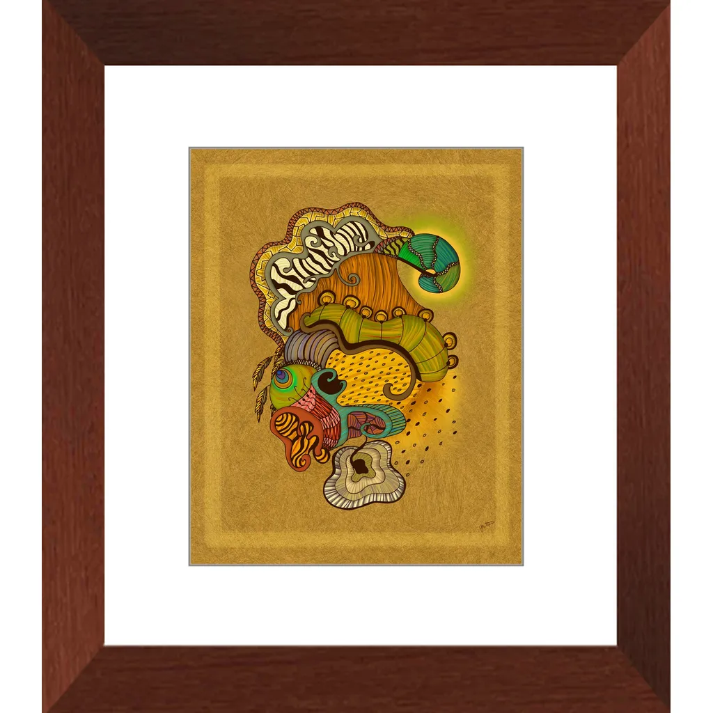 Caravan Framed Art Print