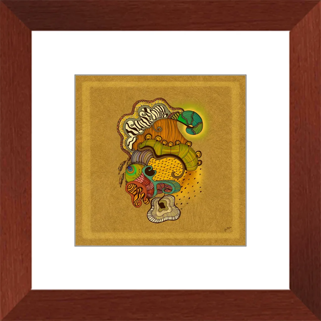 Caravan Framed Art Print