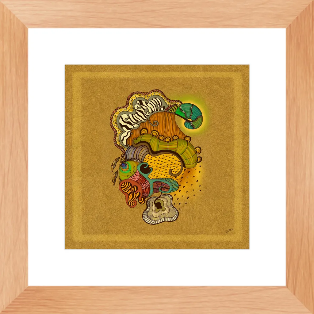 Caravan Framed Art Print