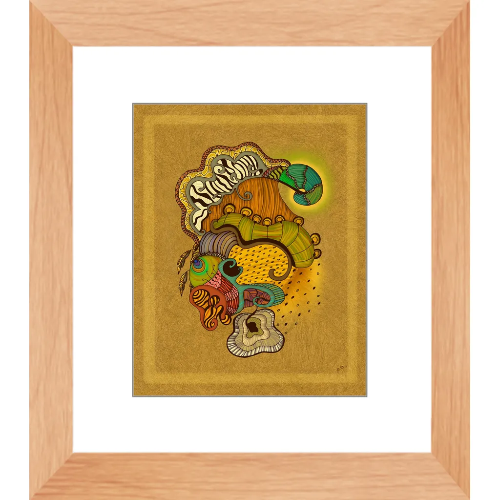 Caravan Framed Art Print