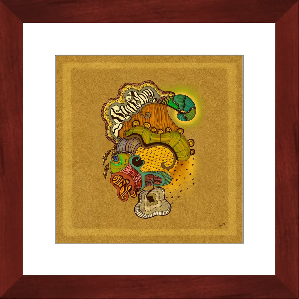 Caravan Framed Art Print