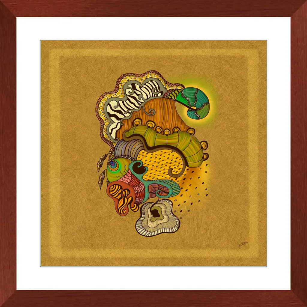 Caravan Framed Art Print