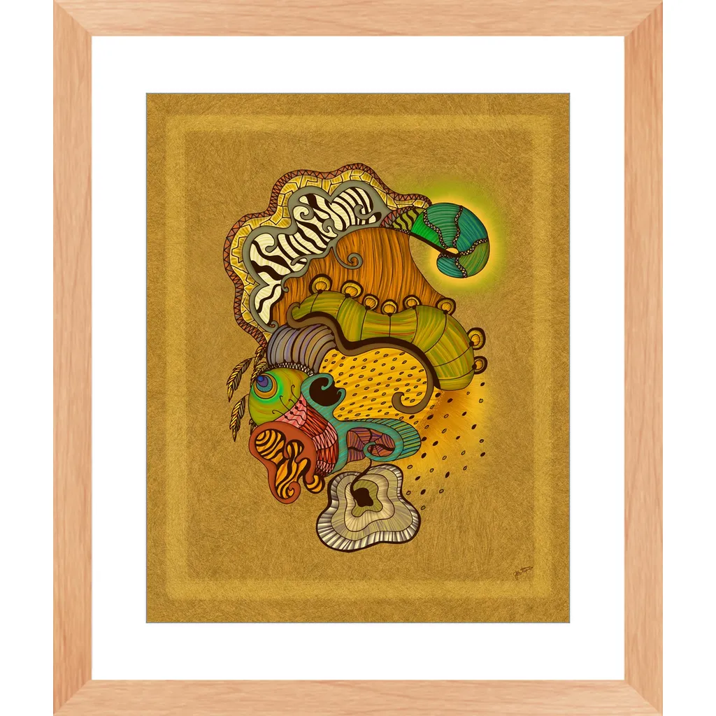 Caravan Framed Art Print