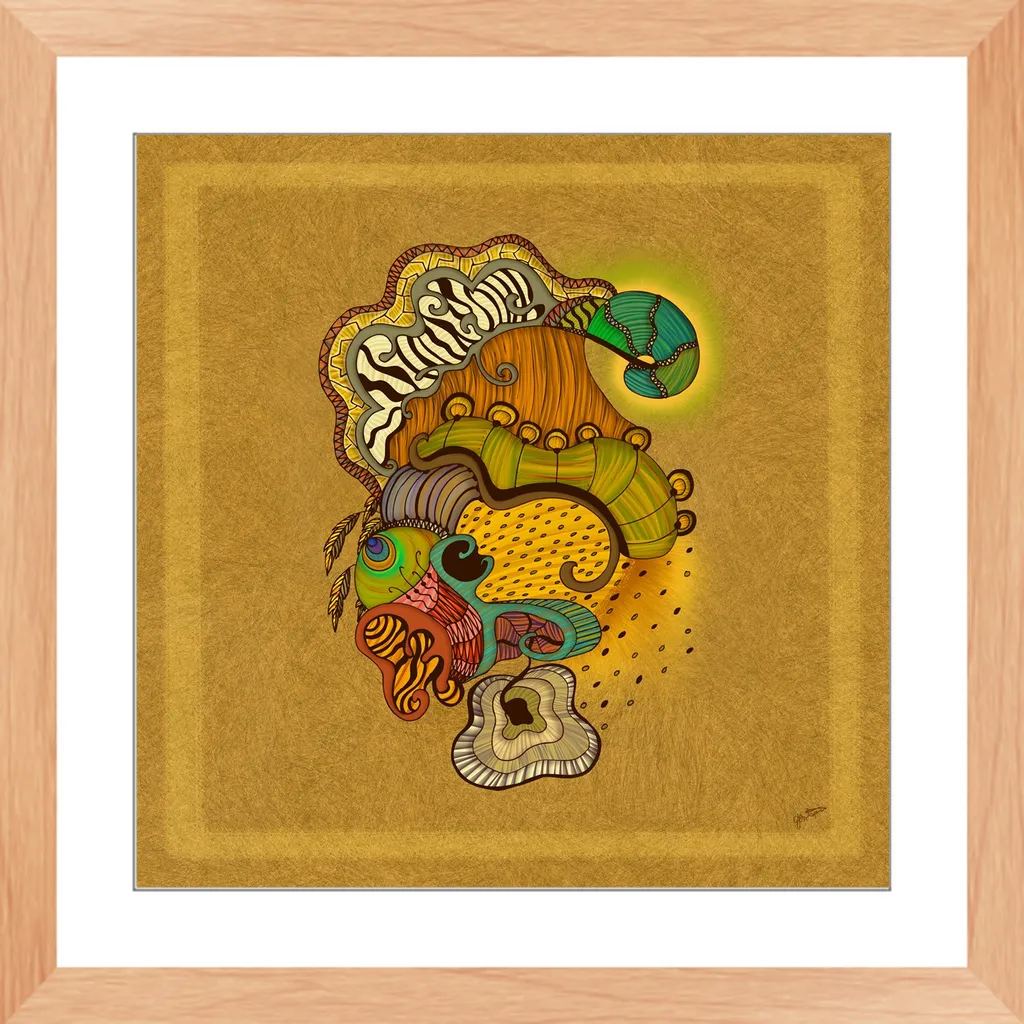 Caravan Framed Art Print