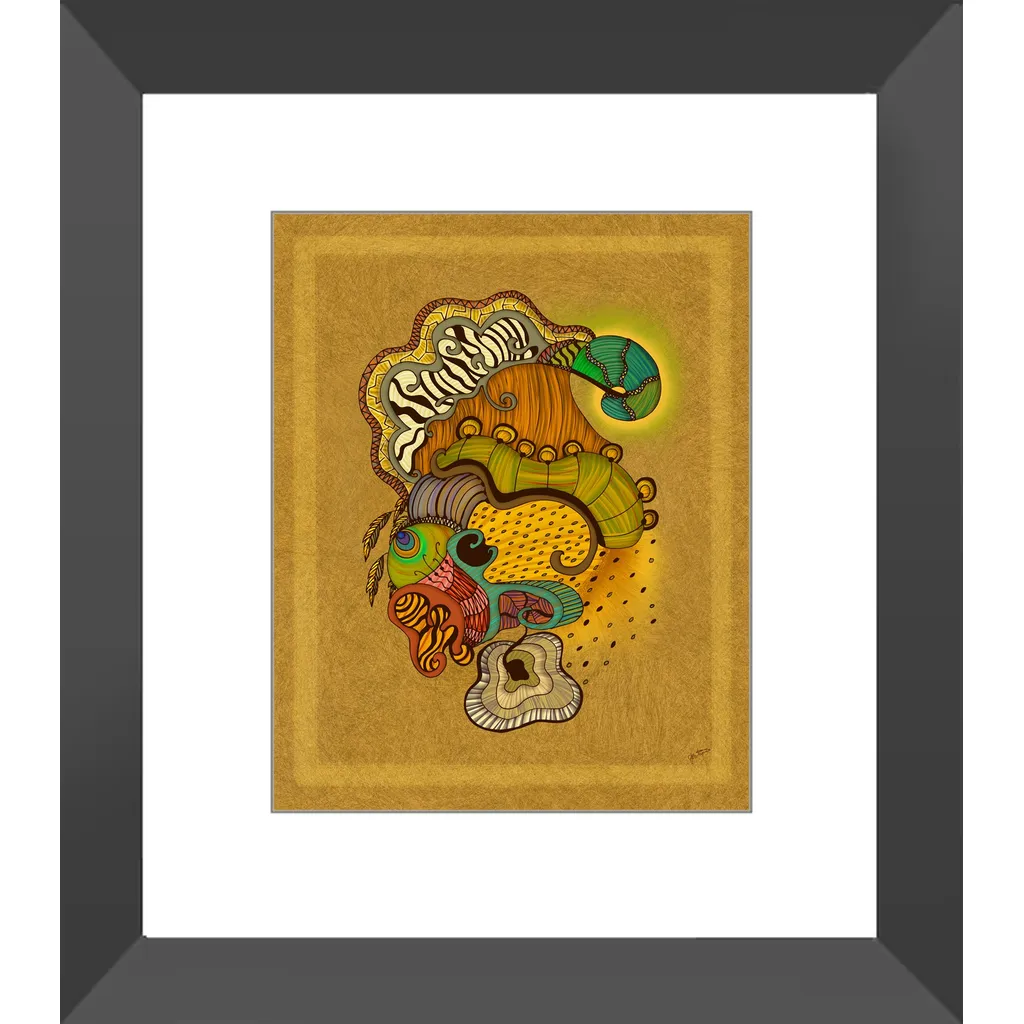Caravan Framed Art Print