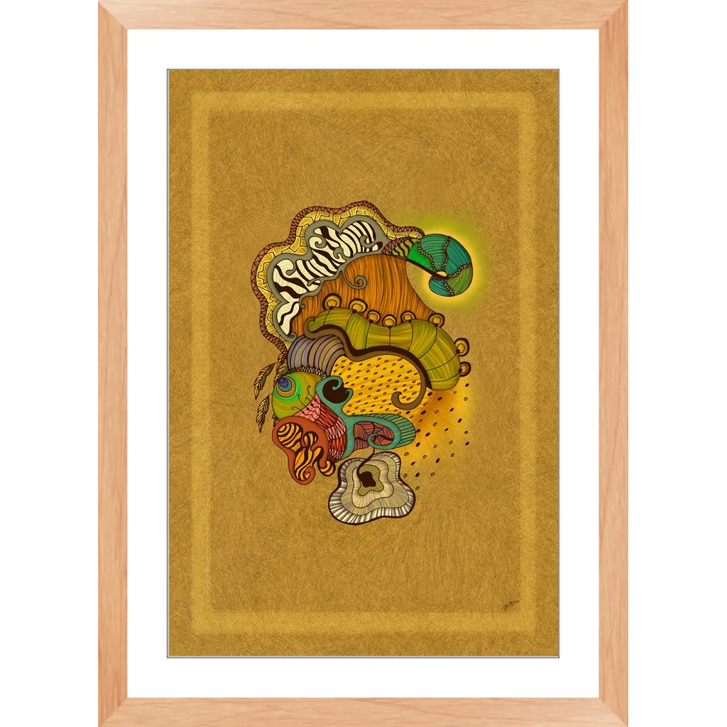 Caravan Framed Art Print