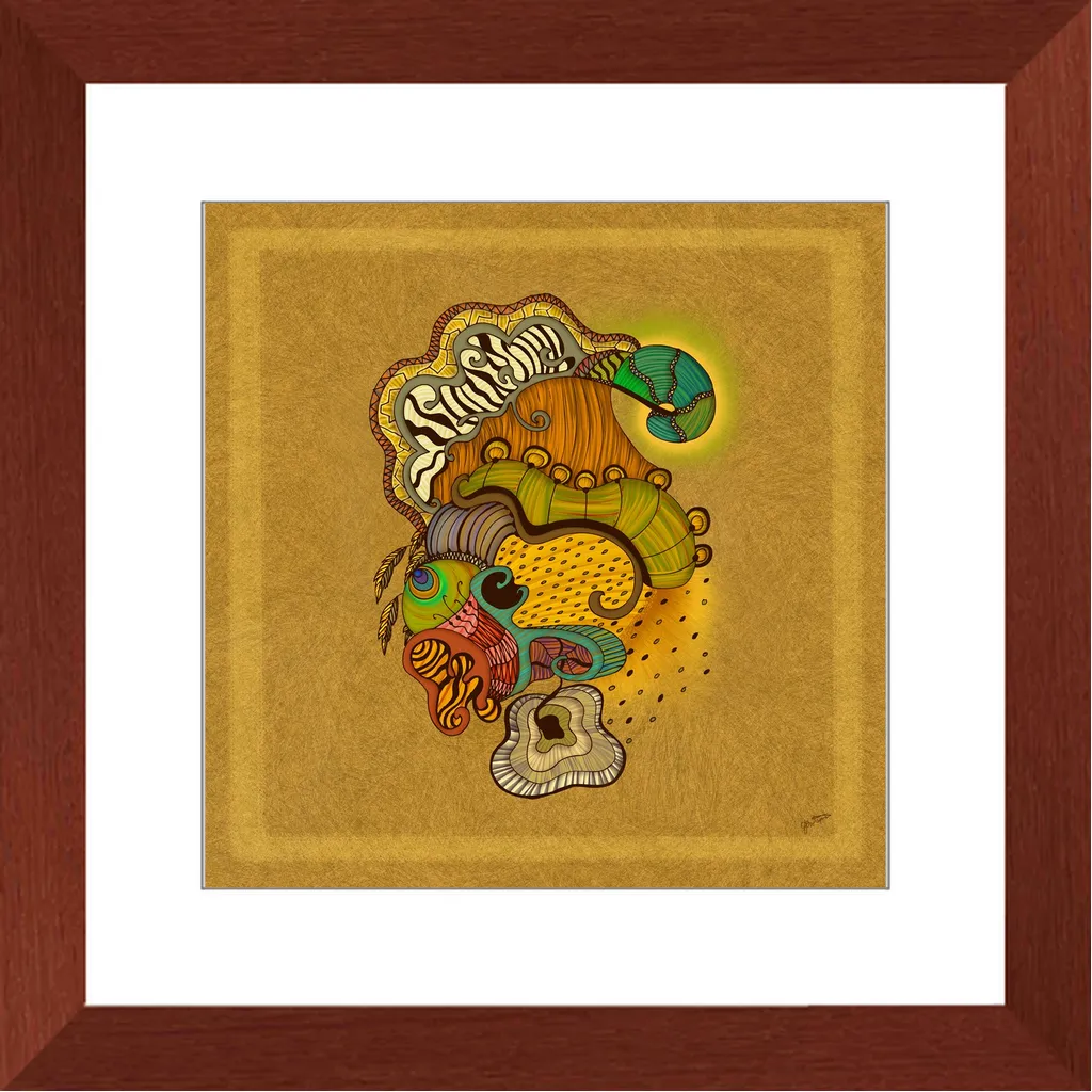 Caravan Framed Art Print