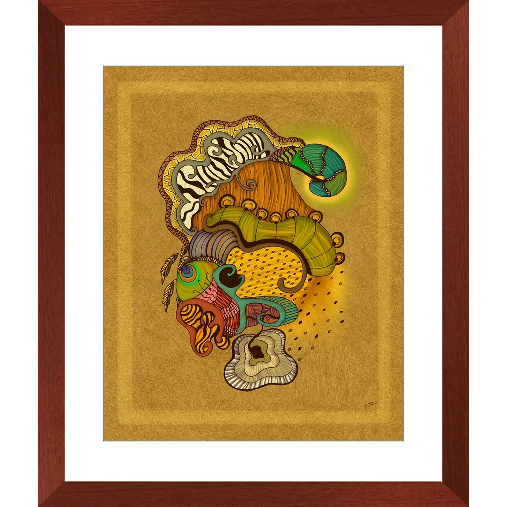 Caravan Framed Art Print