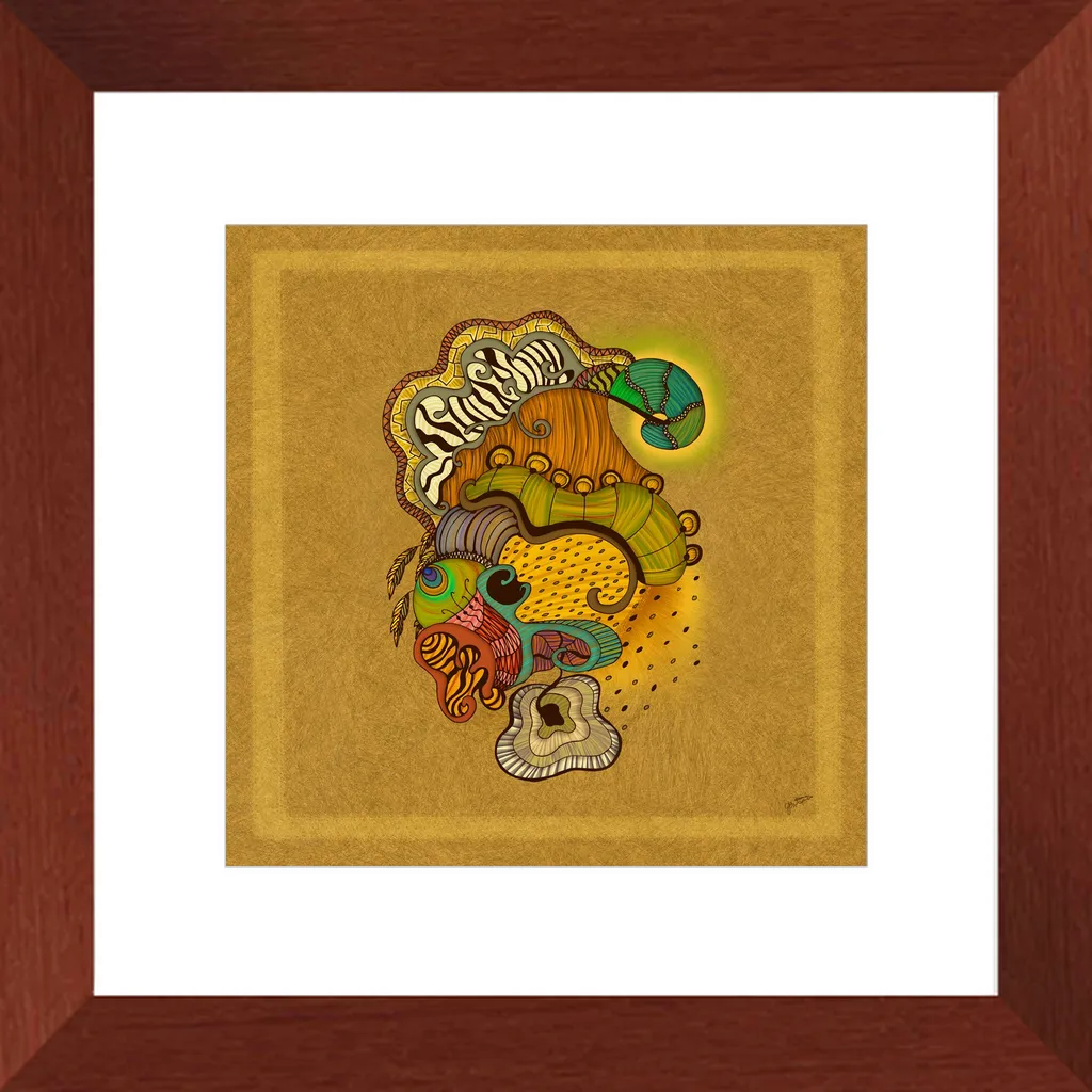 Caravan Framed Art Print