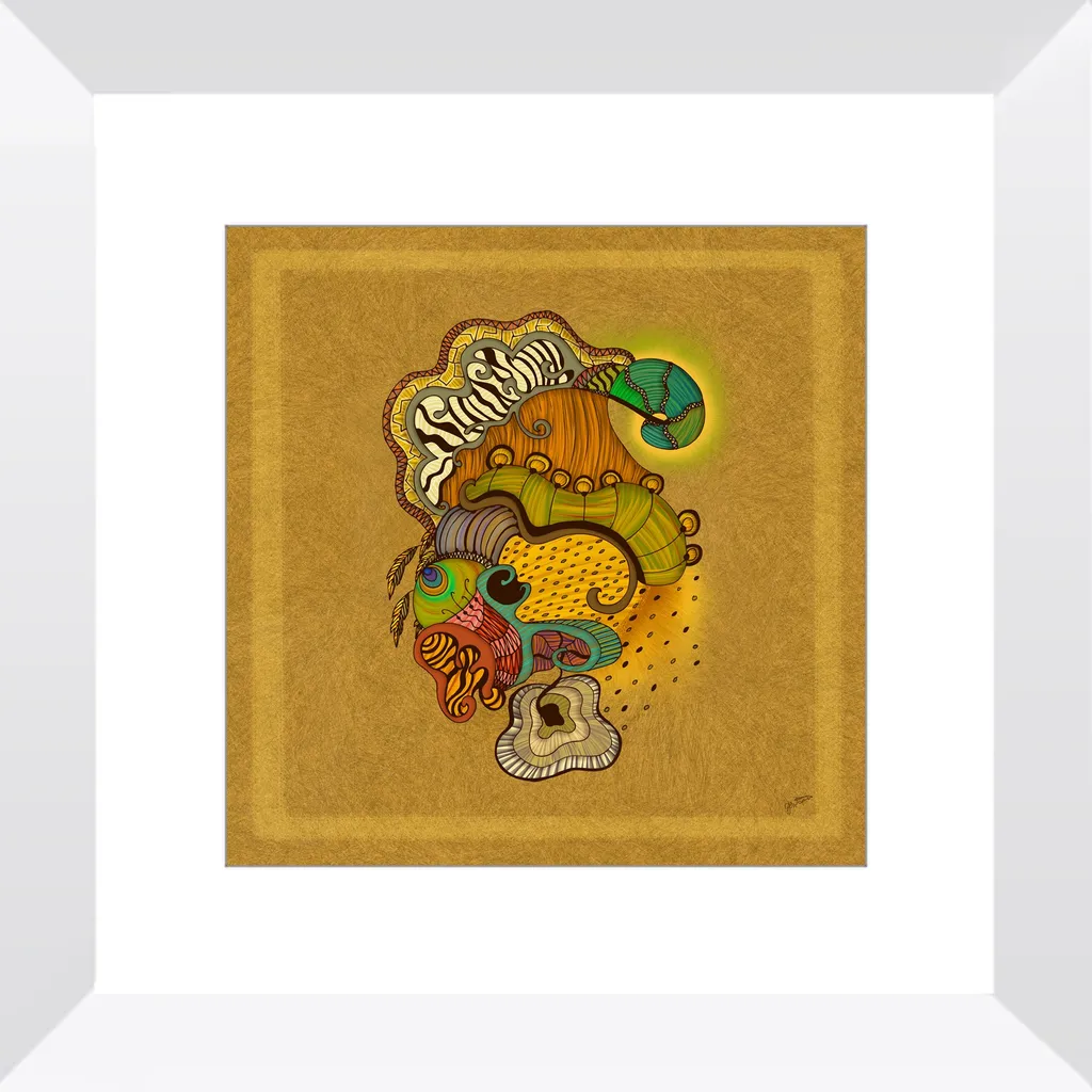 Caravan Framed Art Print