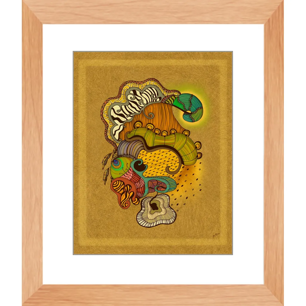 Caravan Framed Art Print