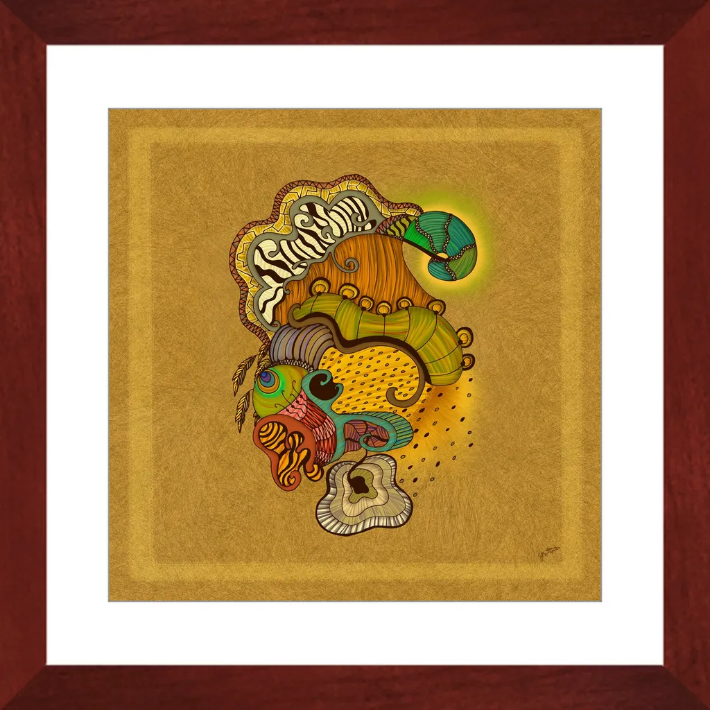 Caravan Framed Art Print