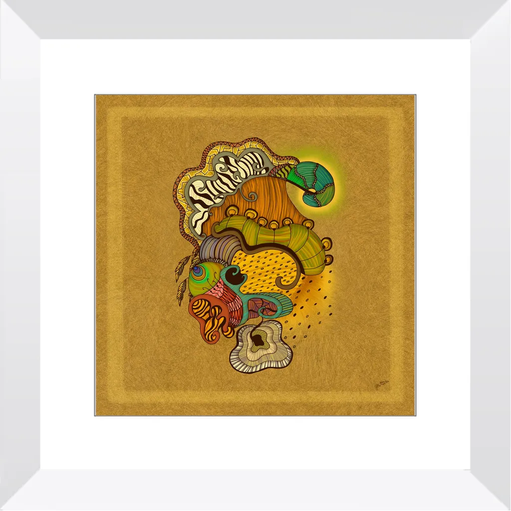 Caravan Framed Art Print