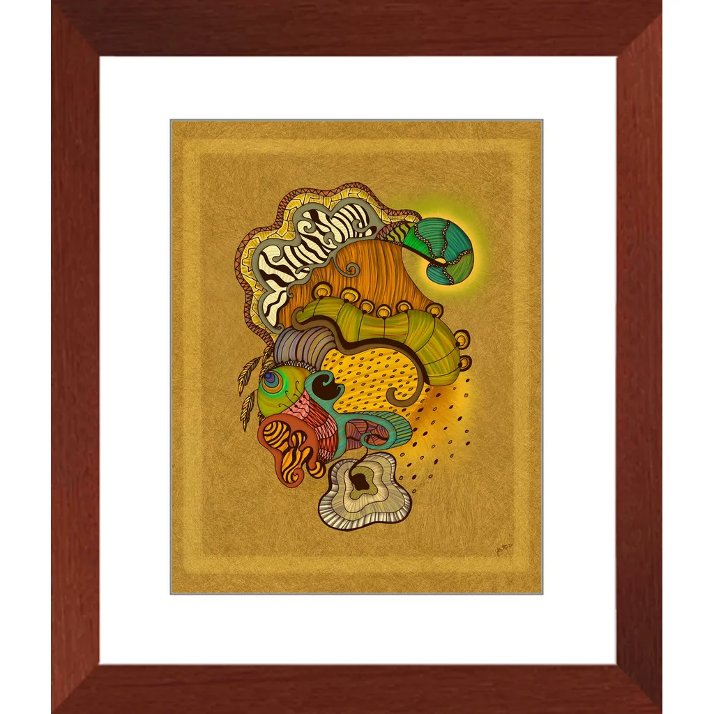 Caravan Framed Art Print