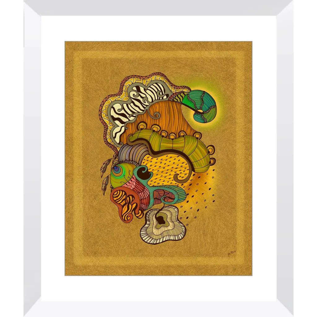 Caravan Framed Art Print