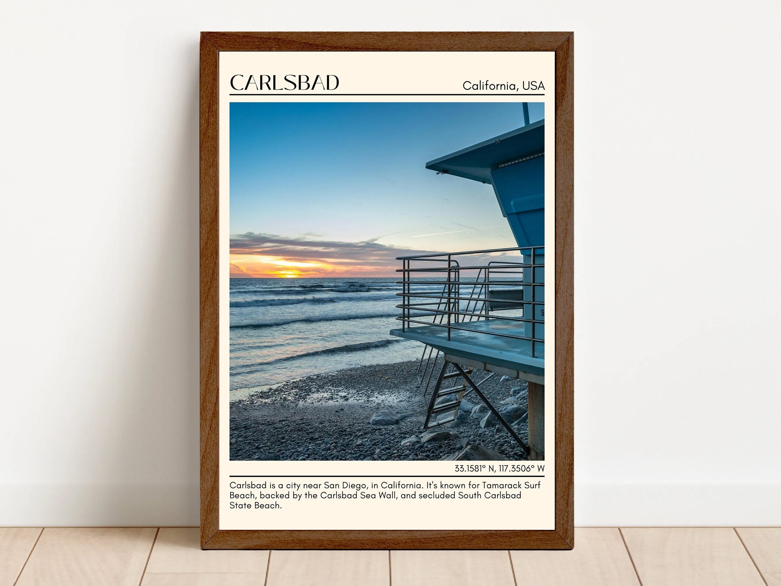 Carlsbad Wall Art Canva, California, USA