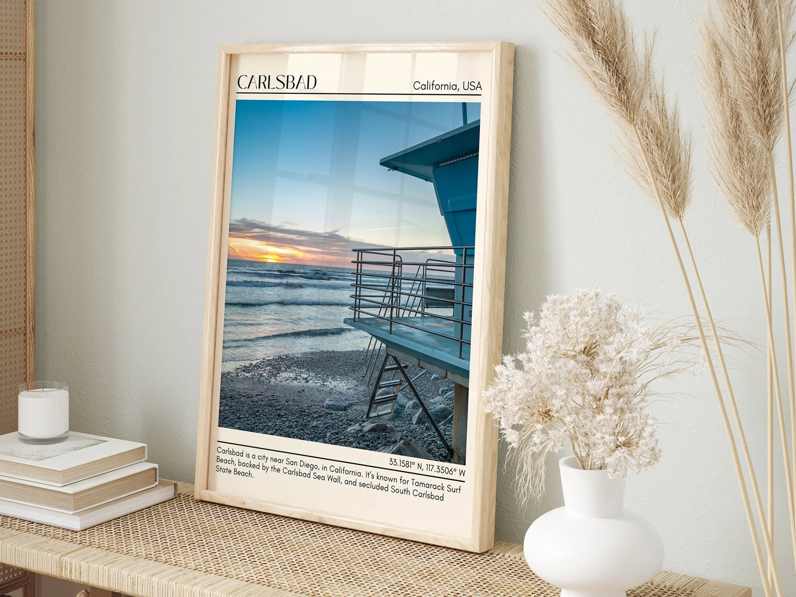Carlsbad Wall Art Canva, California, USA