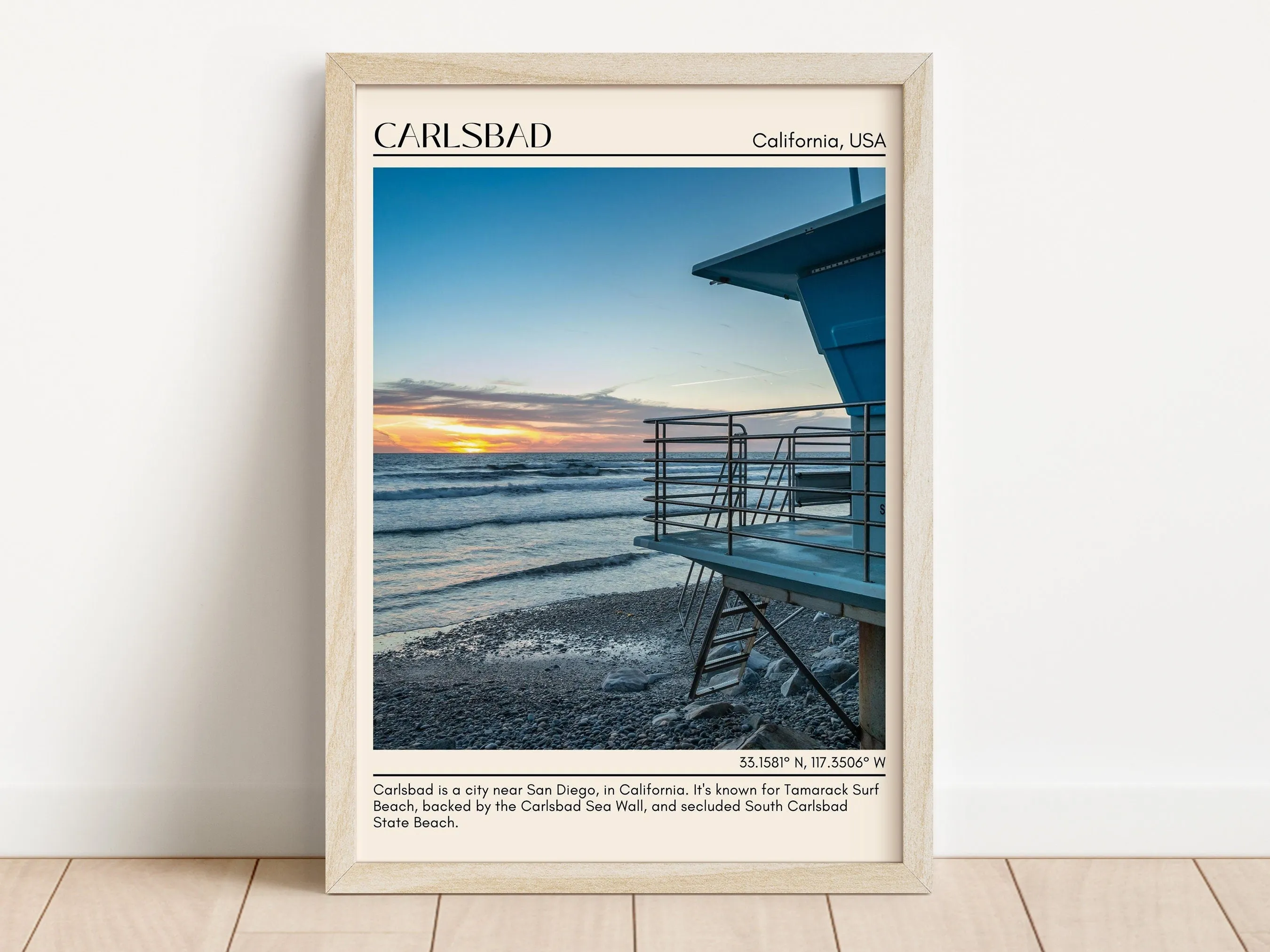 Carlsbad Wall Art Canva, California, USA