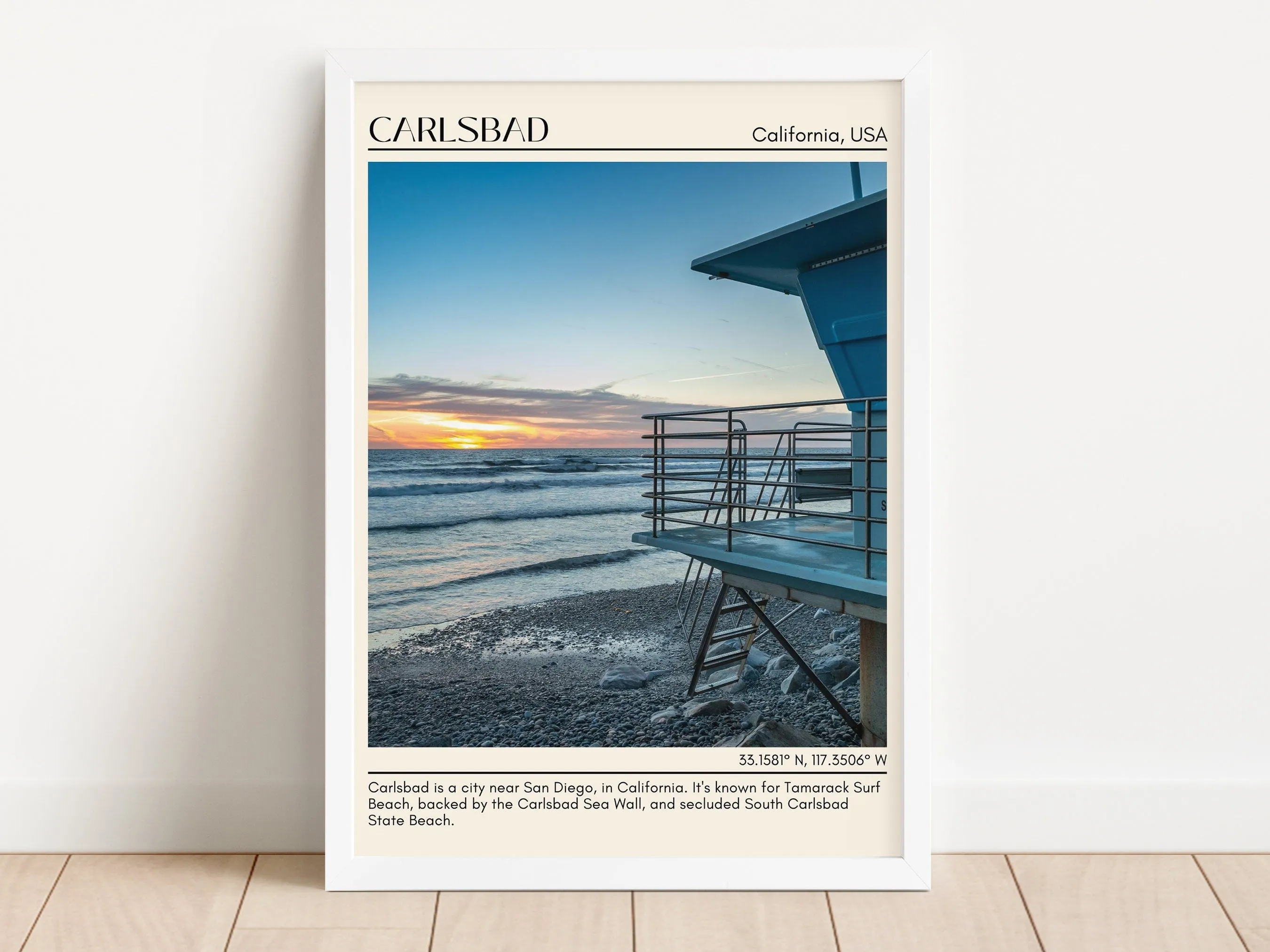 Carlsbad Wall Art Canva, California, USA