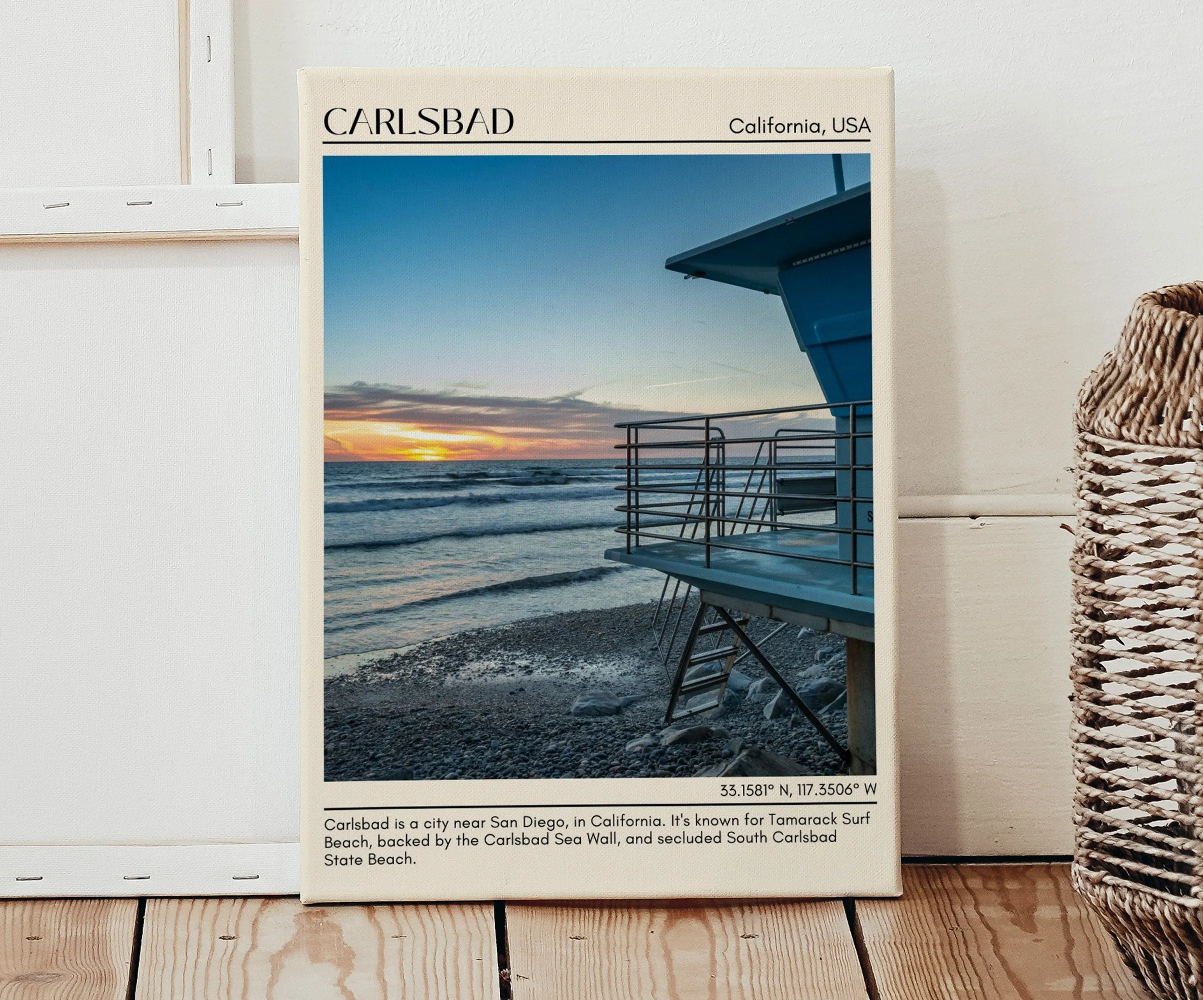 Carlsbad Wall Art Canva, California, USA