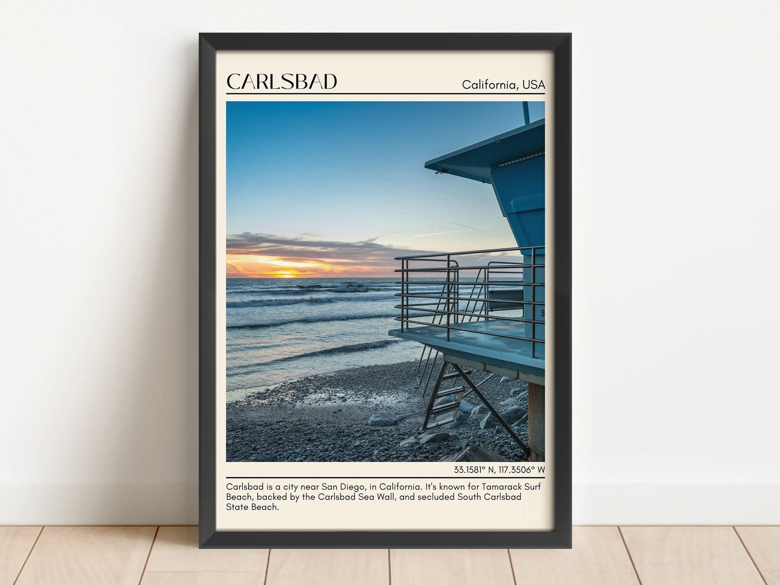 Carlsbad Wall Art Canva, California, USA