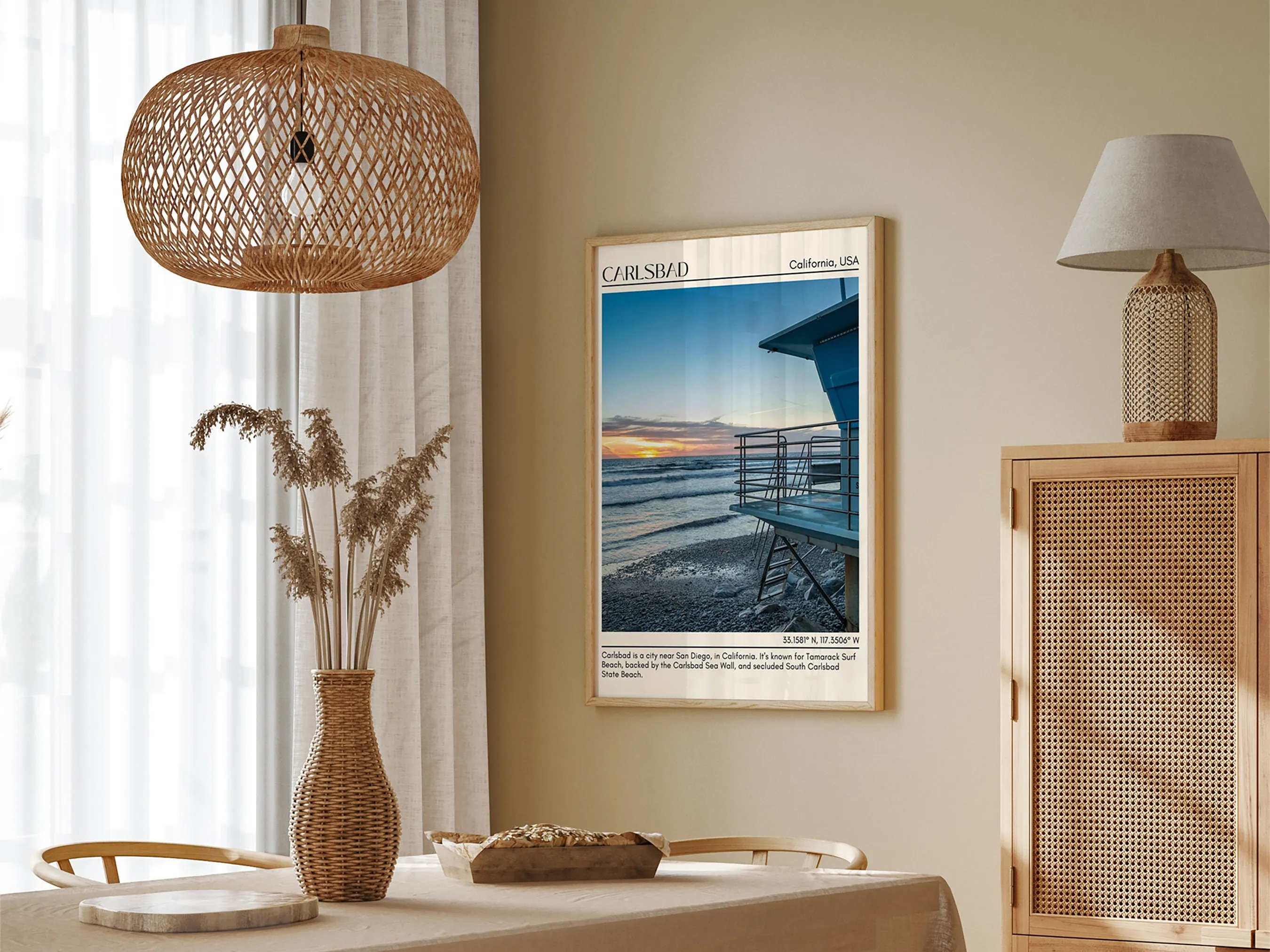 Carlsbad Wall Art Canva, California, USA