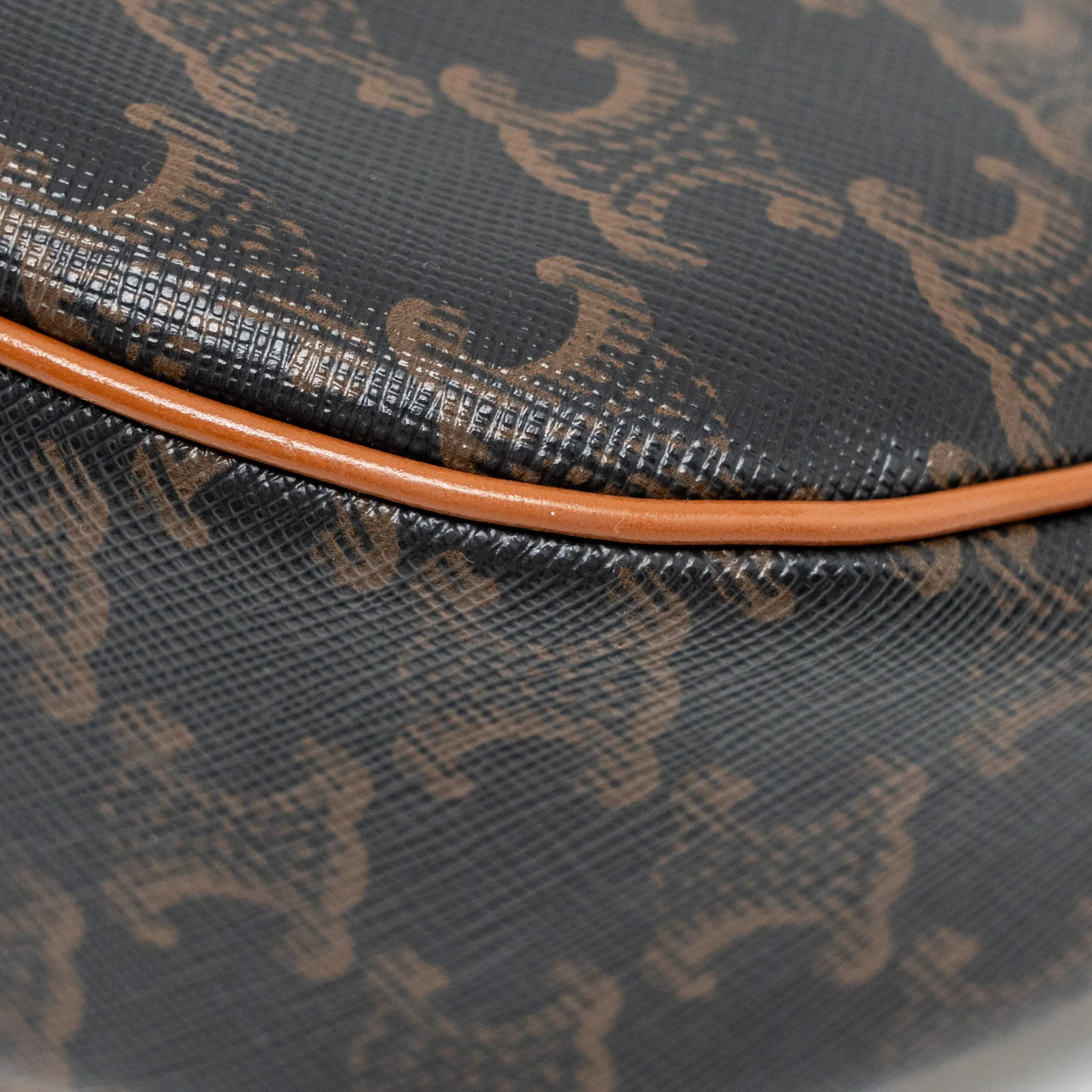 Celine Ava Bag Triomphe Canvas Tan GHW