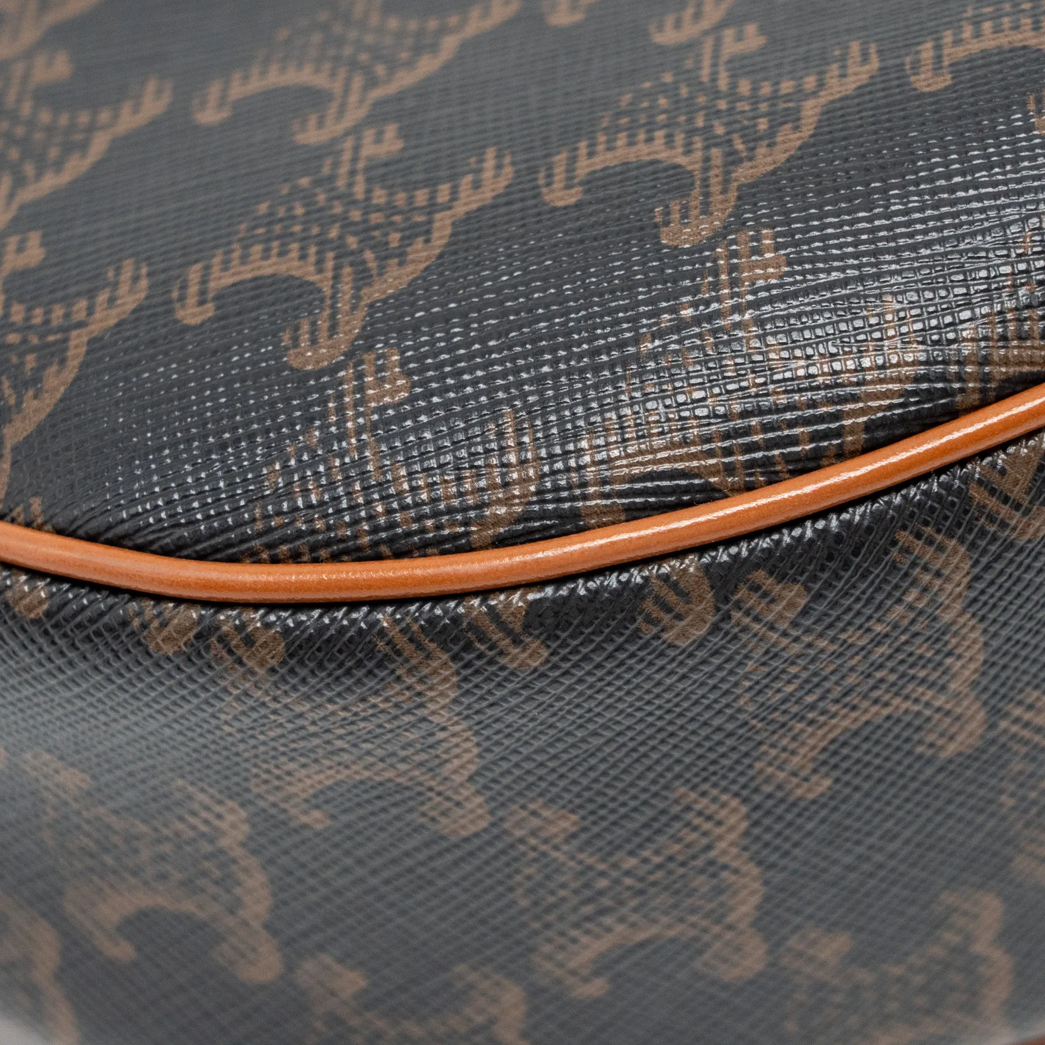 Celine Ava Bag Triomphe Canvas Tan GHW
