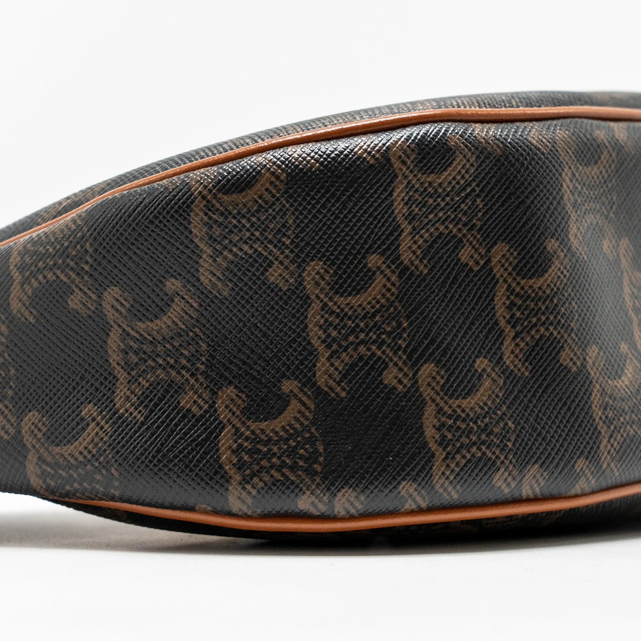 Celine Ava Bag Triomphe Canvas/Calfskin Tan GHW